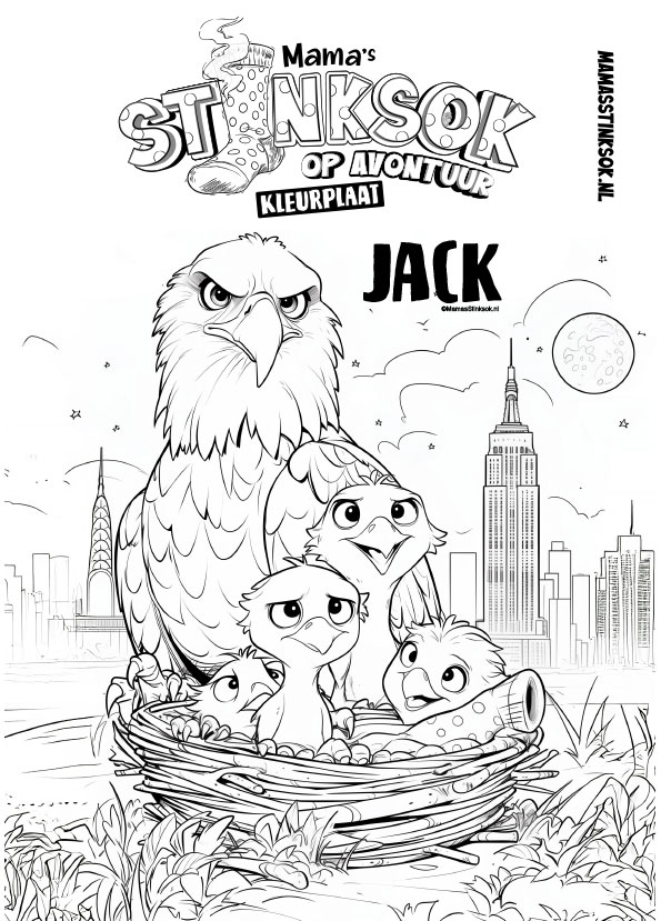 A4 Kleurplaat Jack