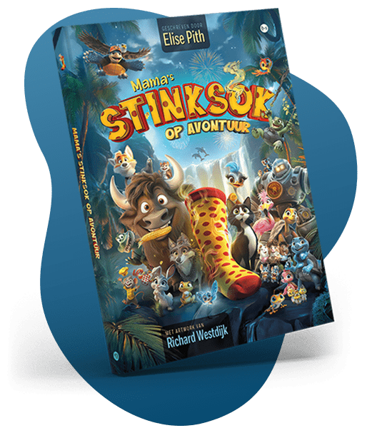 Mama's Stinksok Op Avontuur 3D Boek